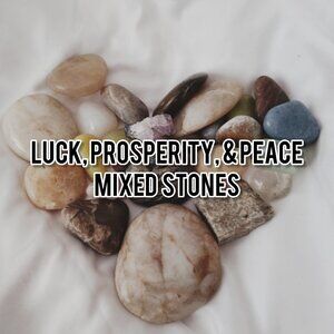 Luck, Prosperity, & Peace Mixed Stones